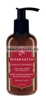 Маска для волос укрепляющая (профессиональный объем) Marrakesh Miracle Masque