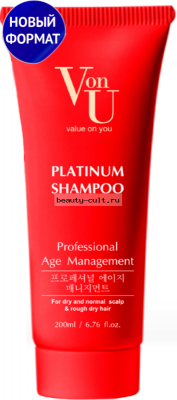 Шампунь для волос с платиной Platinum Shampoo 200 мл