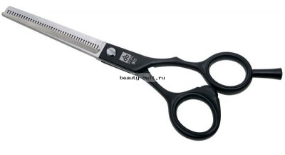 Ножницы B4055 парикмахерские Dewal филировочные 40 зубцов 5,5&quot; черные