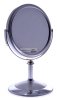 Зеркало* B6"8021 S3/C Silver настольное 2-стор. 5-кр.ув.15 см.
