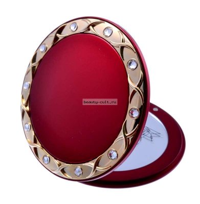 Зеркало* T 535 m RUBY/G Red&amp;Gold компакт. 5-кр. ув. с крист.