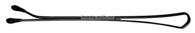Невидимки SLN60P-1/60 черные, прямые 60 мм, 60 шт/уп, на блистере