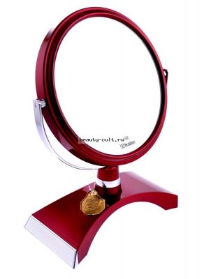 Зеркало* B6&quot;300 RUBY/C Red настольное 2-стор. 5-кр.ув.15 см.