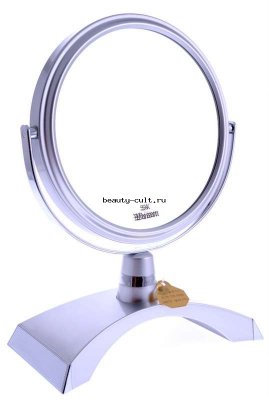 Зеркало* B6&quot;300 S3/C Silver настольное 2-стор. 5-кр.ув.15 см.