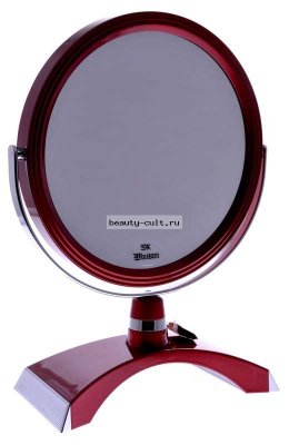 Зеркало* B7&quot;300 RUBY/C Red настольное 2-стор. 5-кр.ув.18 см.
